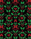 Bold Floral Vine Pattern Rug