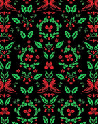 Bold Floral Vine Pattern Rug