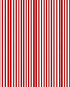 Classic Red and White Stripe Design Rug