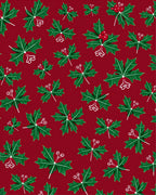 Festive Holly Berry Print Design Rug