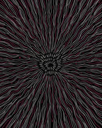 Radiating Lines Boho Pattern Rug