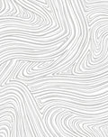 Abstract Swirl Light Gray Design Rug