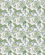 Leafy Swirl Abatract Nature Pattern Rug