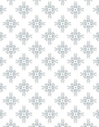 Elegant Snowflake Pattern Rug