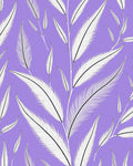 Light Feather Pattern Lilac Design Rug