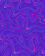 Psychedelic Swirl Pattern Rug