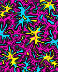 Vibrant Splash Pattern Design Rug