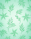 Green Leafy Botanical Pattern Design Rug