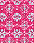 Vibrant Floral 2 Tone Mandala Rug