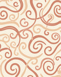 Clay Swirls Abstract Pattern Rug