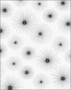 Modern Dandelion Burst Pattern Rug