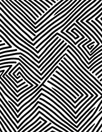 Bold Abstract Maze Lines Rug