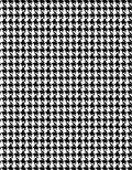 Classic Houndstooth Pattern Rug