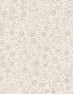 Abstract Spiral Blob Organic Pattern Rug