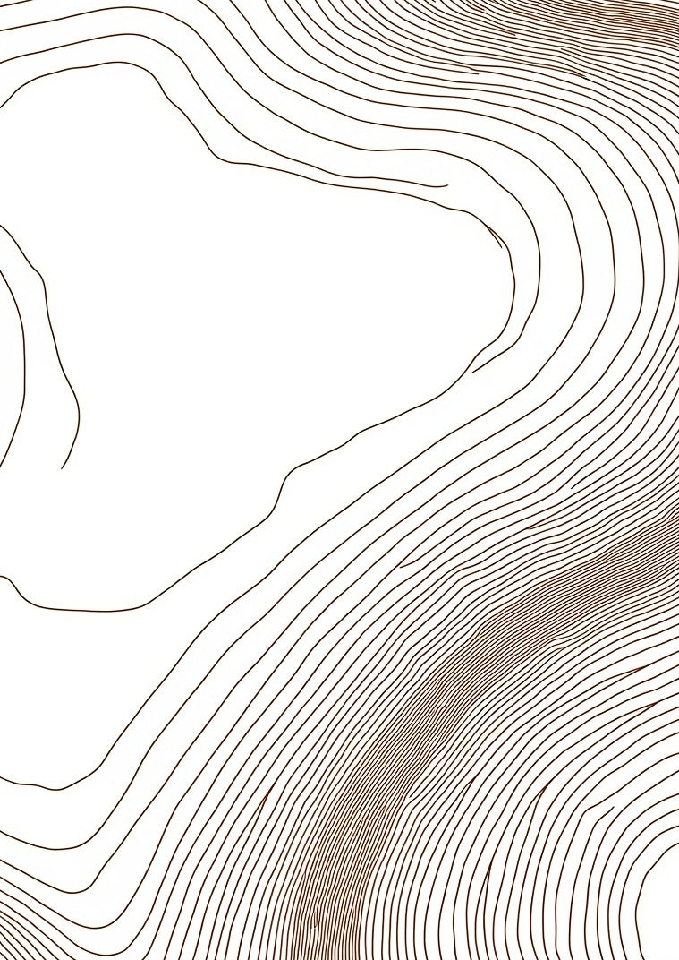 Contour Line Map Abstract Rug
