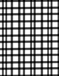 Classic Black White Plaid Design Rug