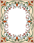 Vineleaf Arabesque Scrollwork Pattern Rug