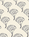 Art Deco Fan Patterned Rug