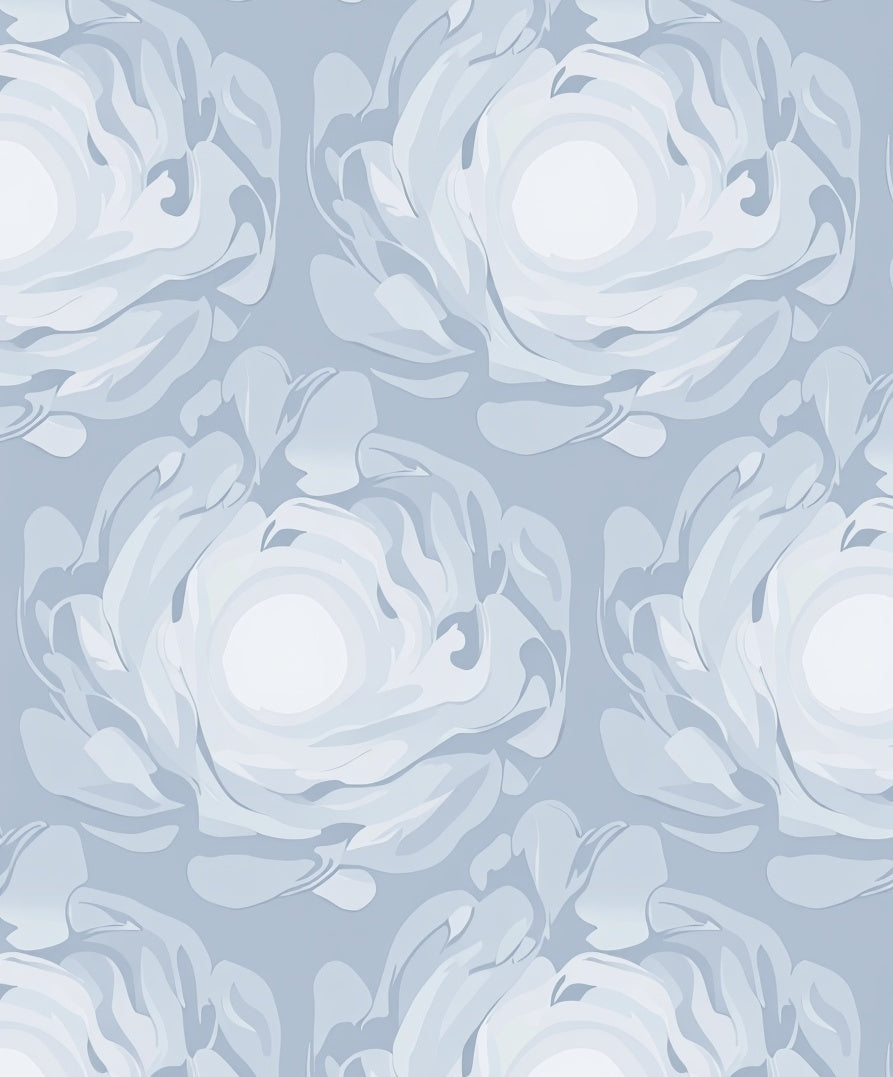 Cloudy Swirl Abstract Pattern Rug