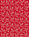 Romantic Red Flora Pattern Design Rug