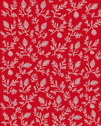Romantic Red Flora Pattern Design Rug