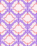 Pastel Floral Symmetry Pattern Rug