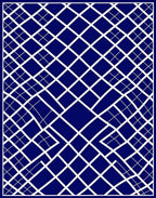 Geometric Illusion Diamond Pattern Rug