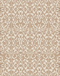 Intricate Floral Patterned Beige Rug