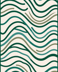 Organic Wave Pattern Rug
