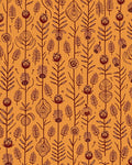 Line Art Organic Floral Pattern Rug