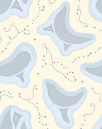 Abstract Organic Layered Shapes Rug