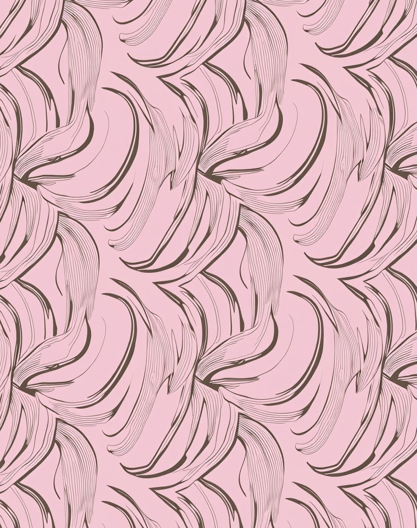 Pastel Swirl Print Design Rug