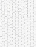 Subtle Hexagonal Patterned Modern Rug
