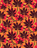 Vivid Leaf Inspired Abstract Pattern Rug