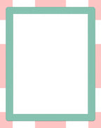 Soft Pink and Teal Checkered Rug