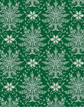 Intricate Fern Scroll Print Design Rug