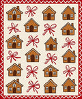 Gingerbread House Bow Pattern Design Rug