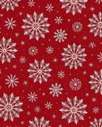 Winter Snowflake Pattern Design Rug
