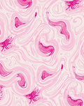 Pink Swirl Fluid Abstract Texture Rug