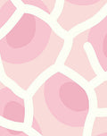 Pink Organic Layered Abstract Rug
