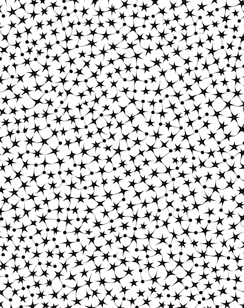 Starburst Patterned Abstract Design Rug