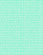 Cool Mint Geometric Cubes Contour Rug
