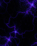 Cosmic Electric Nebula Pattern Rug