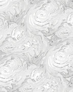 Monochrome Swirl Abstract Texture Rug