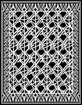 Bold Geometric Interlocking Pattern Rug