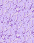 Lilac Paisley Floral Swirl Design Rug
