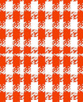 Red White Gingham With Texture Rug