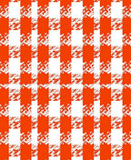 Red White Gingham With Texture Rug