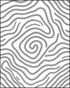 Abstract Swirling Gray Line Pattern Rug