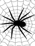 Spooky Spider Web Graphic Rug